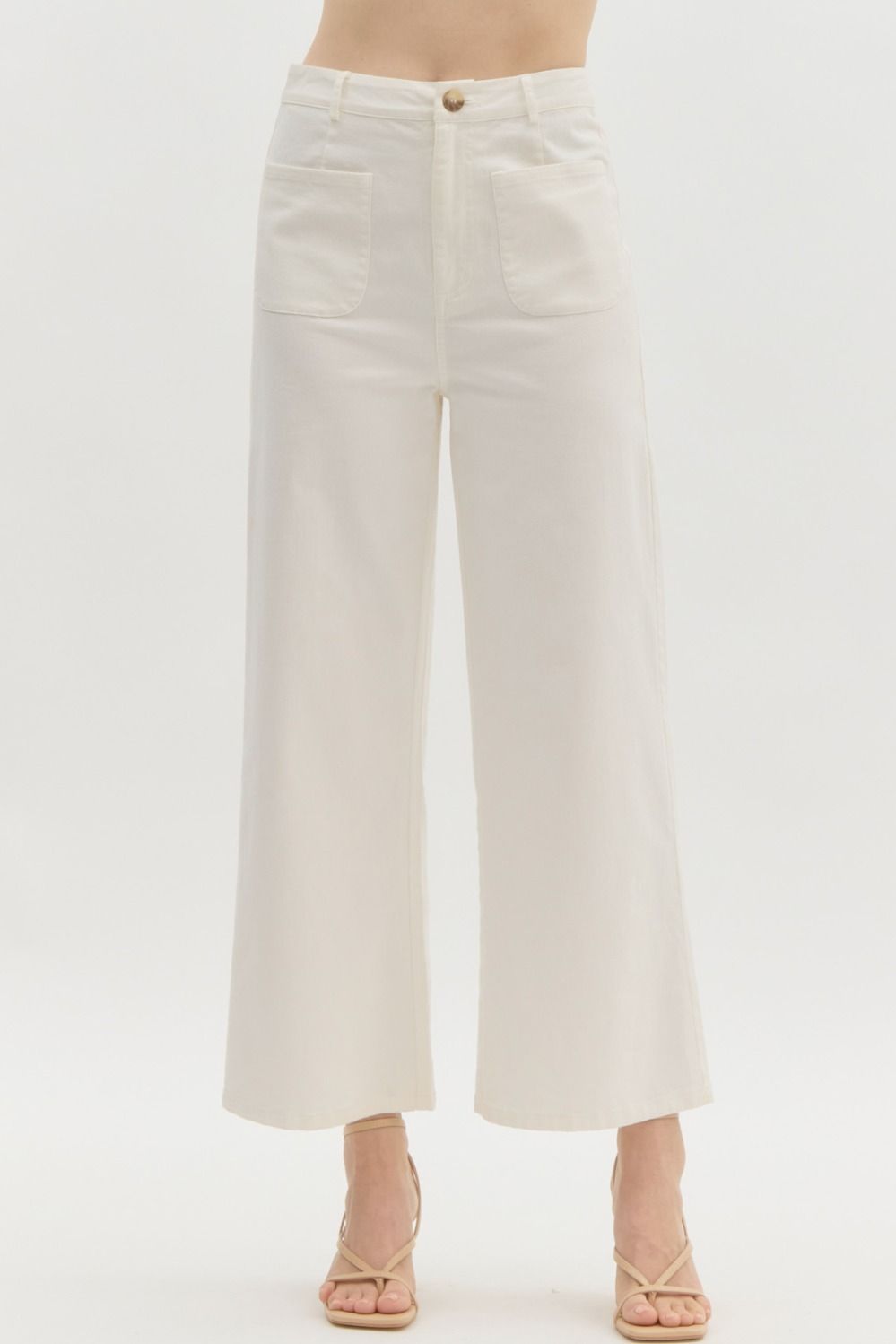 Pretty in White Summer Pants