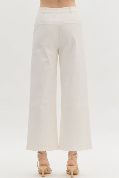 Pretty in White Summer Pants