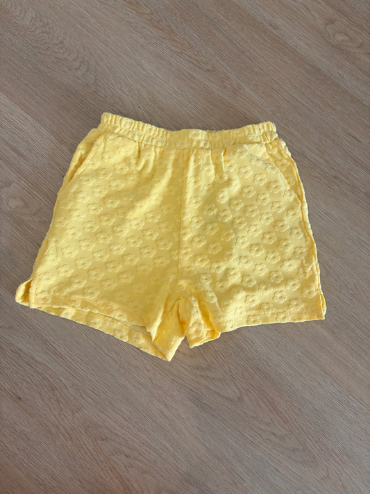 Girls Flower Power Knit Shorts
