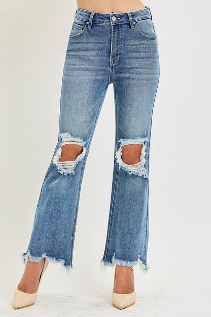 Cassie Crop Straight Denim