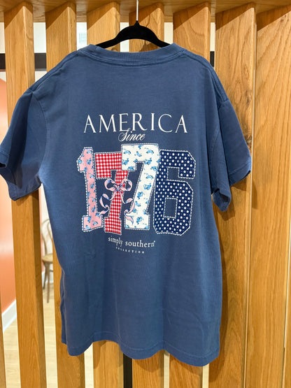 Youth 1776 America Tshirt