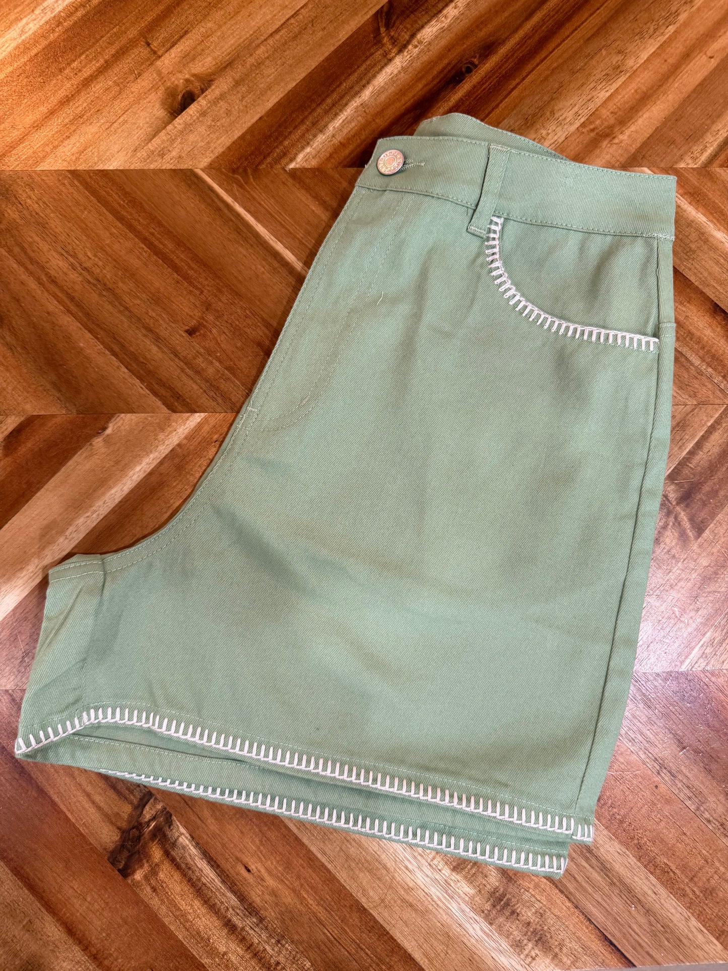 Stitch Detailed Shorts
