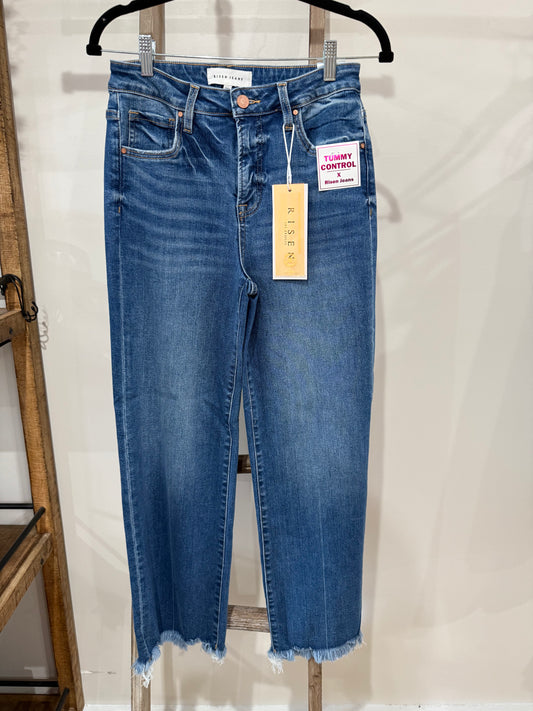 Cassie Ankle Straight Denim