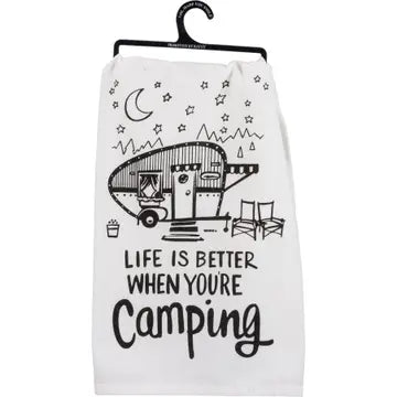 Tea Towel - Camping