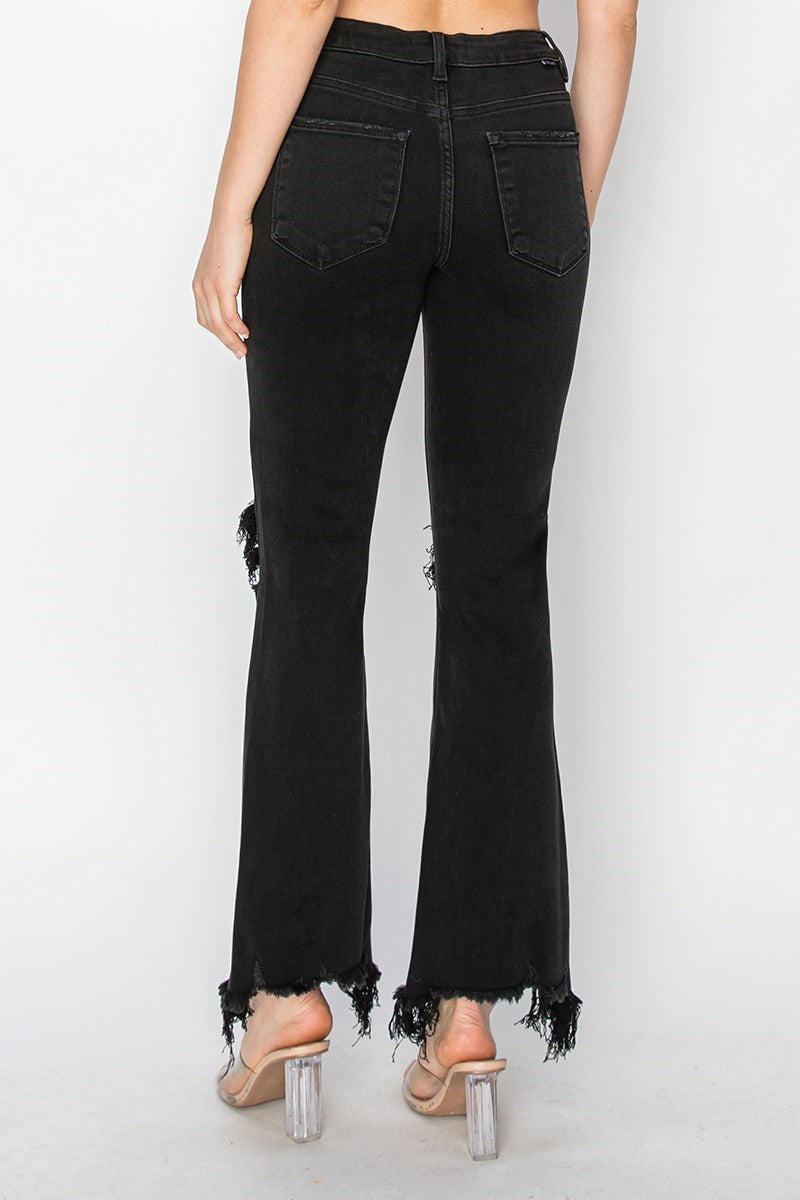 PLUS Willow High Rise Straight Crop Denim - Risen