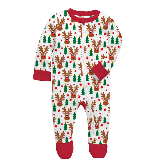 Kids Holiday Prance Bamboo Onesie