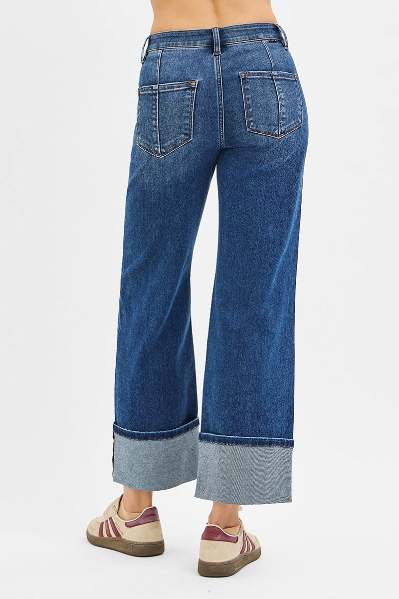 Marie Wide Straight Denim RISEN