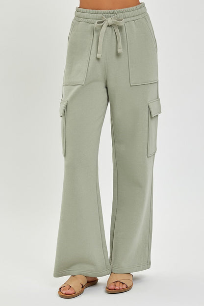 Sage Cargo Lounge Pants - Risen