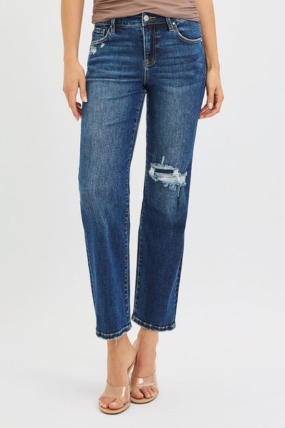 Kara Slim Straight Denim RISEN