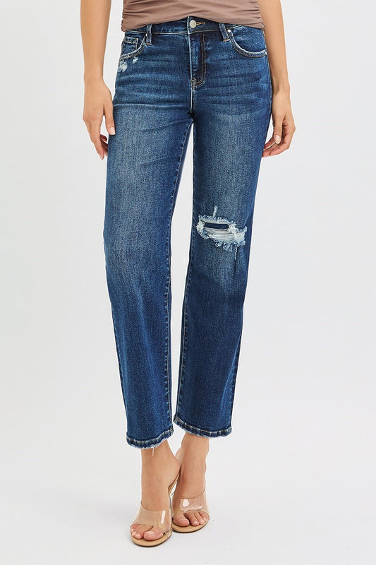 Kara Slim Straight Denim RISEN