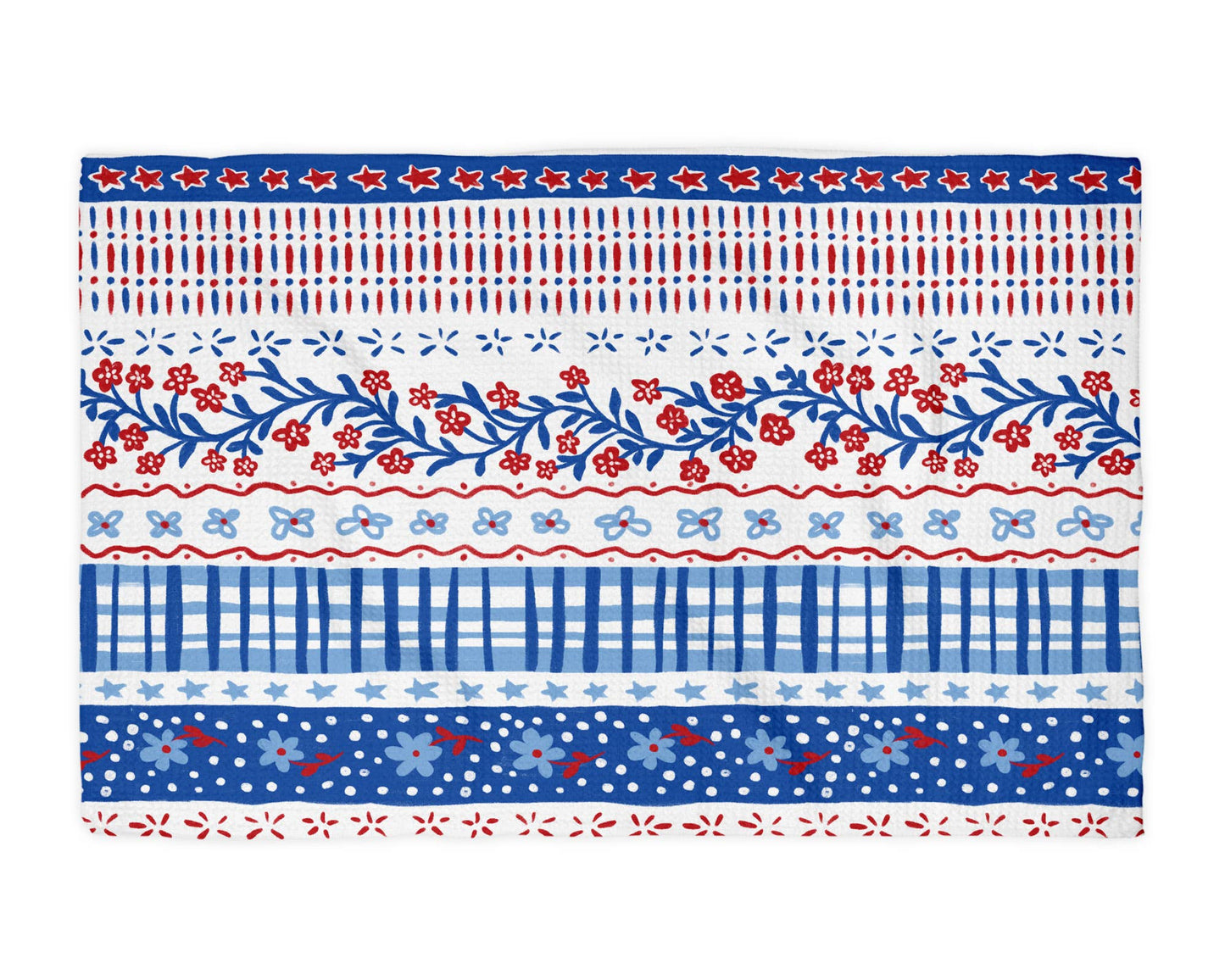 Floral Americana Kitchen Towel