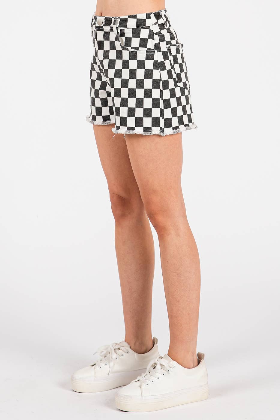 Game Day Checkered Shorts
