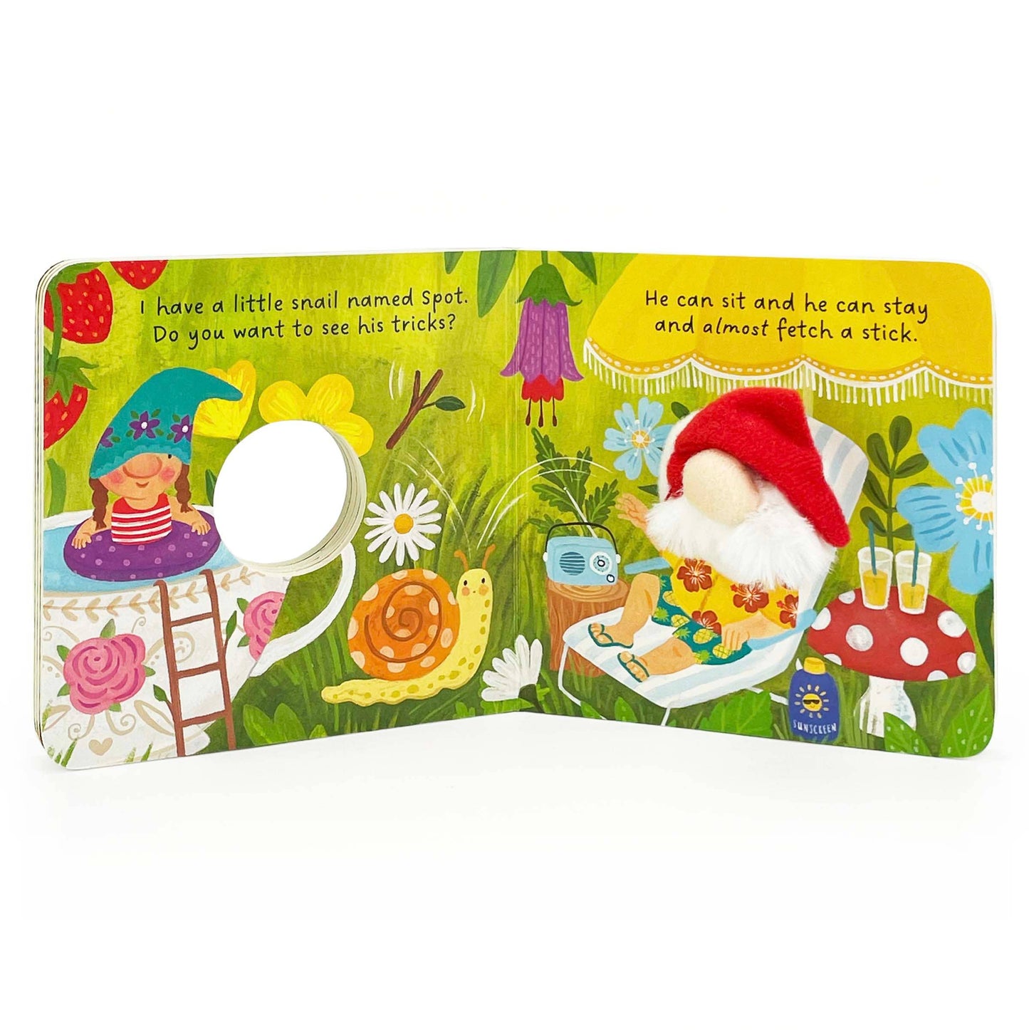 Gnome Sweet Home Finger Puppet Board Book