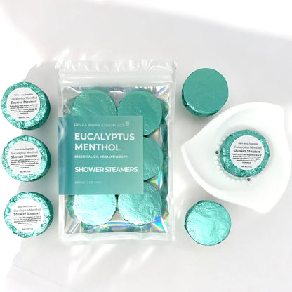 Eucalyptus Menthol Shower Steamers - 6 Pack