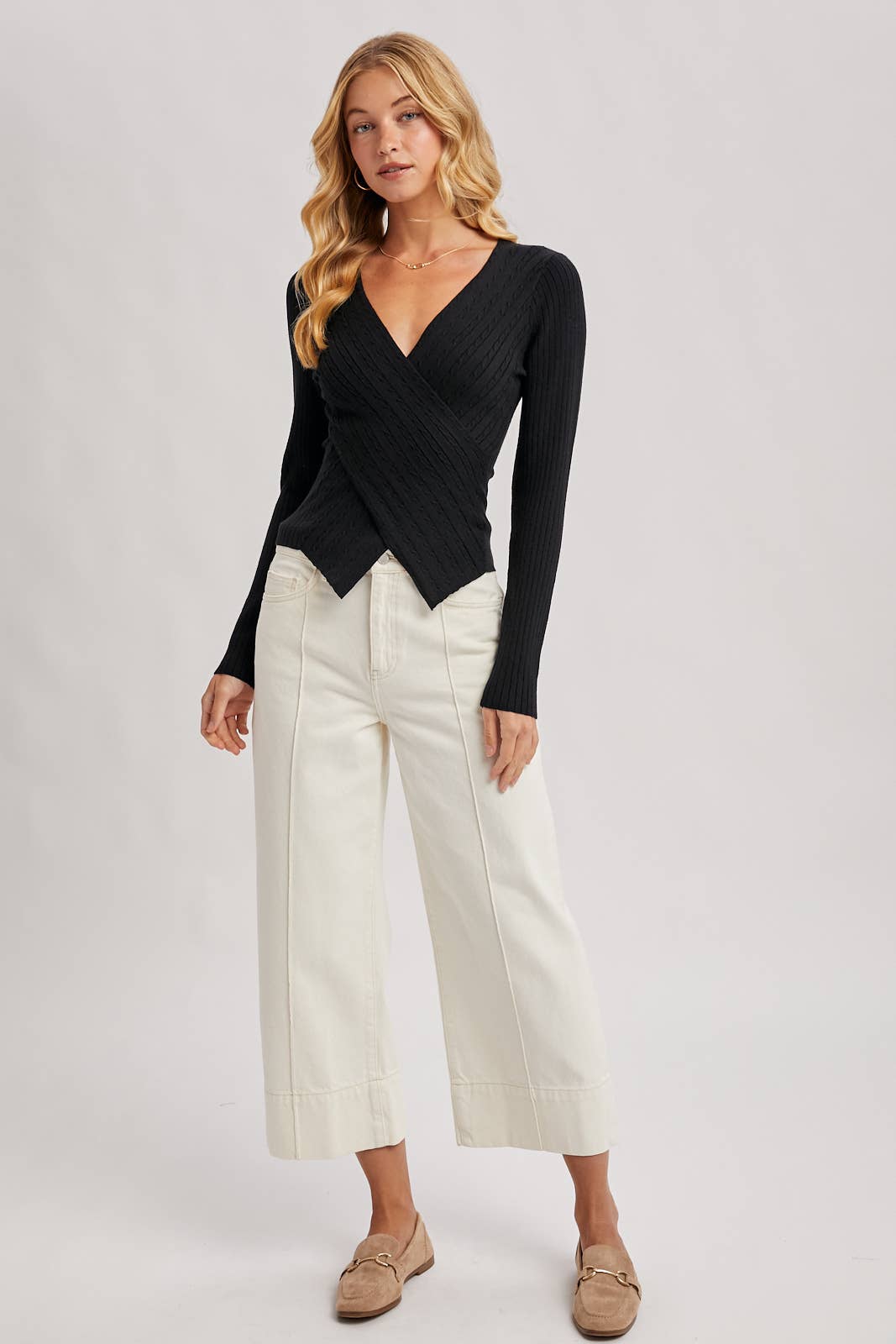 So Sophisticated Wrap Top