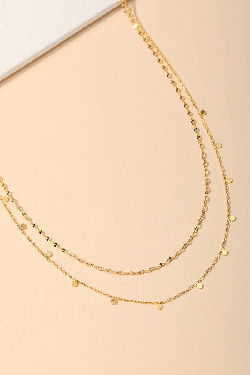 Coin Choker Necklace: Gold