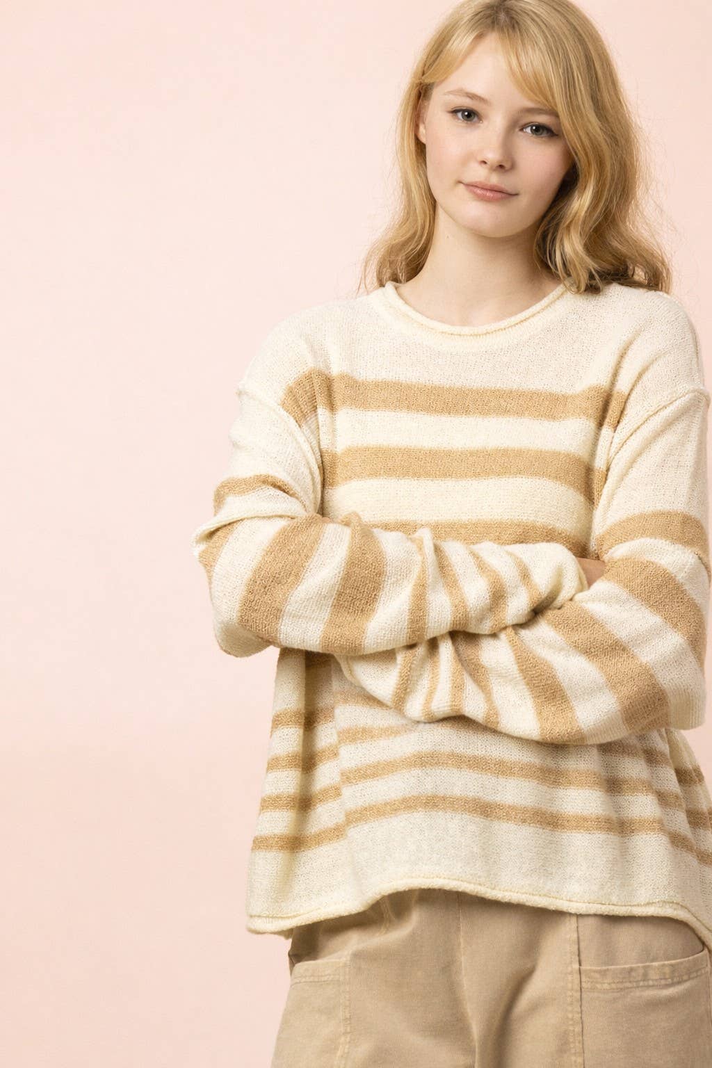 Striped Sweater Top