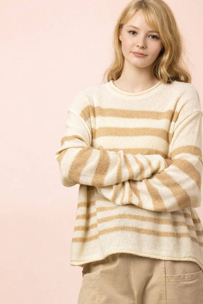 Striped Sweater Top