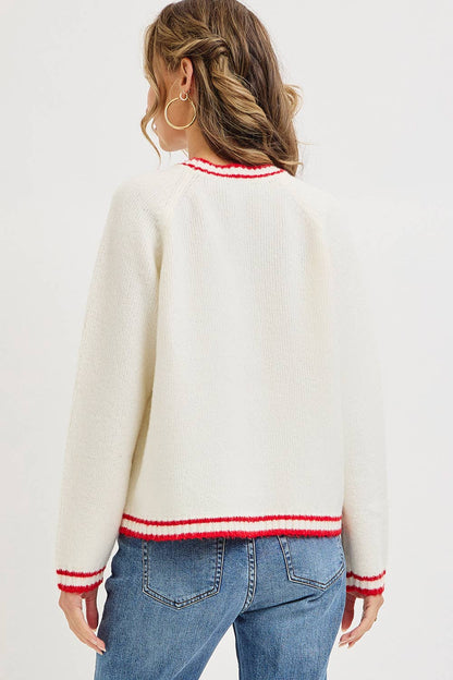 Sweet Valentine Heart Cardigan