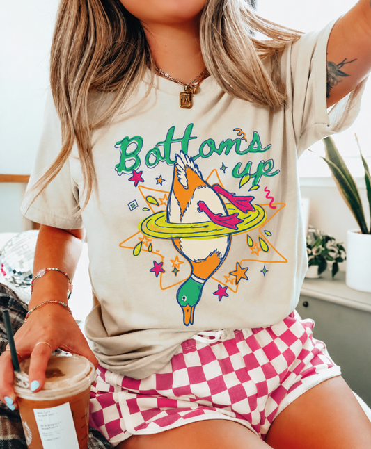 Bottoms Up Mallard Duck Tee