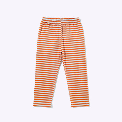 Pumpkin Spice Stripes Girls Set