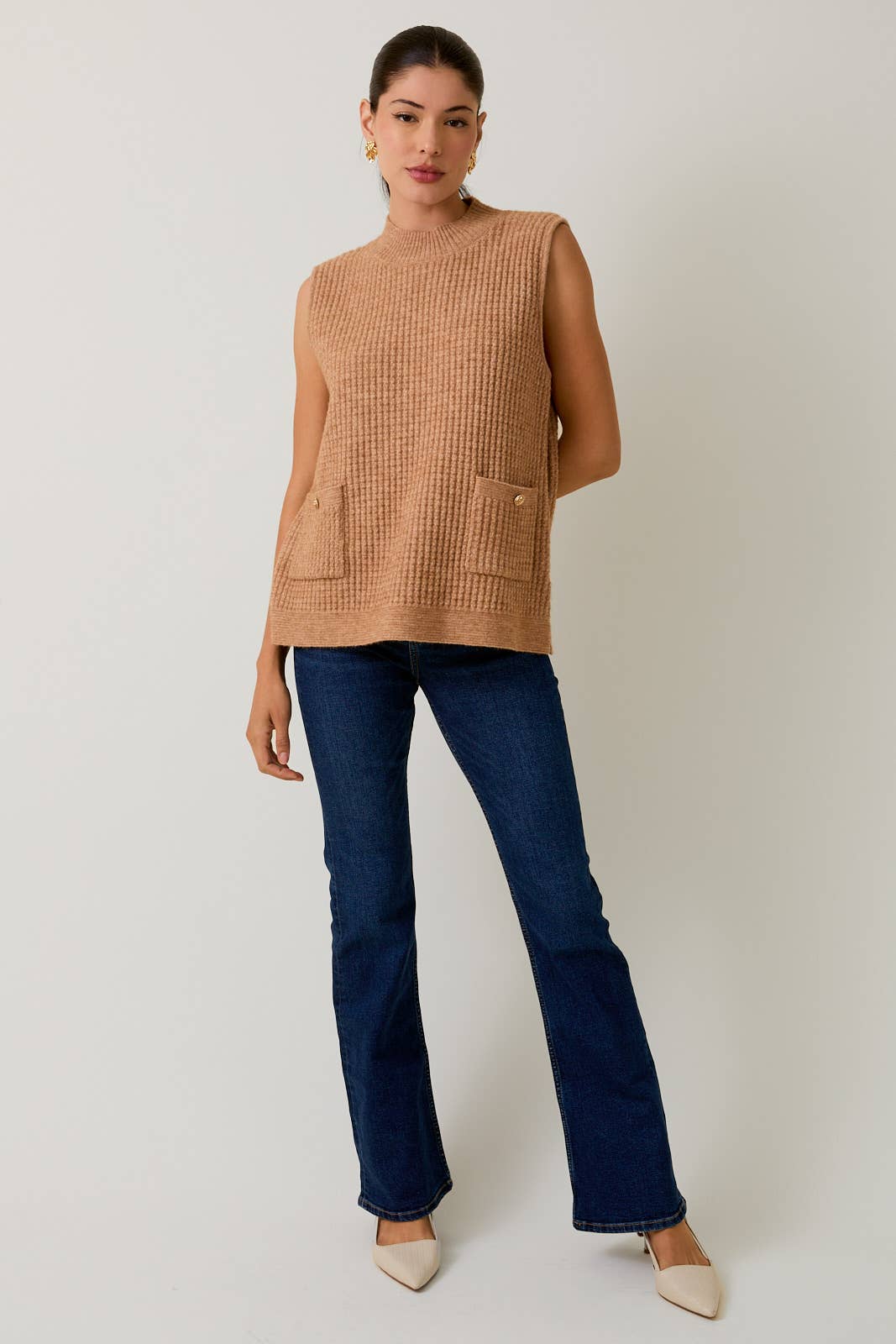 Stay Elevated Mock Neck Vest