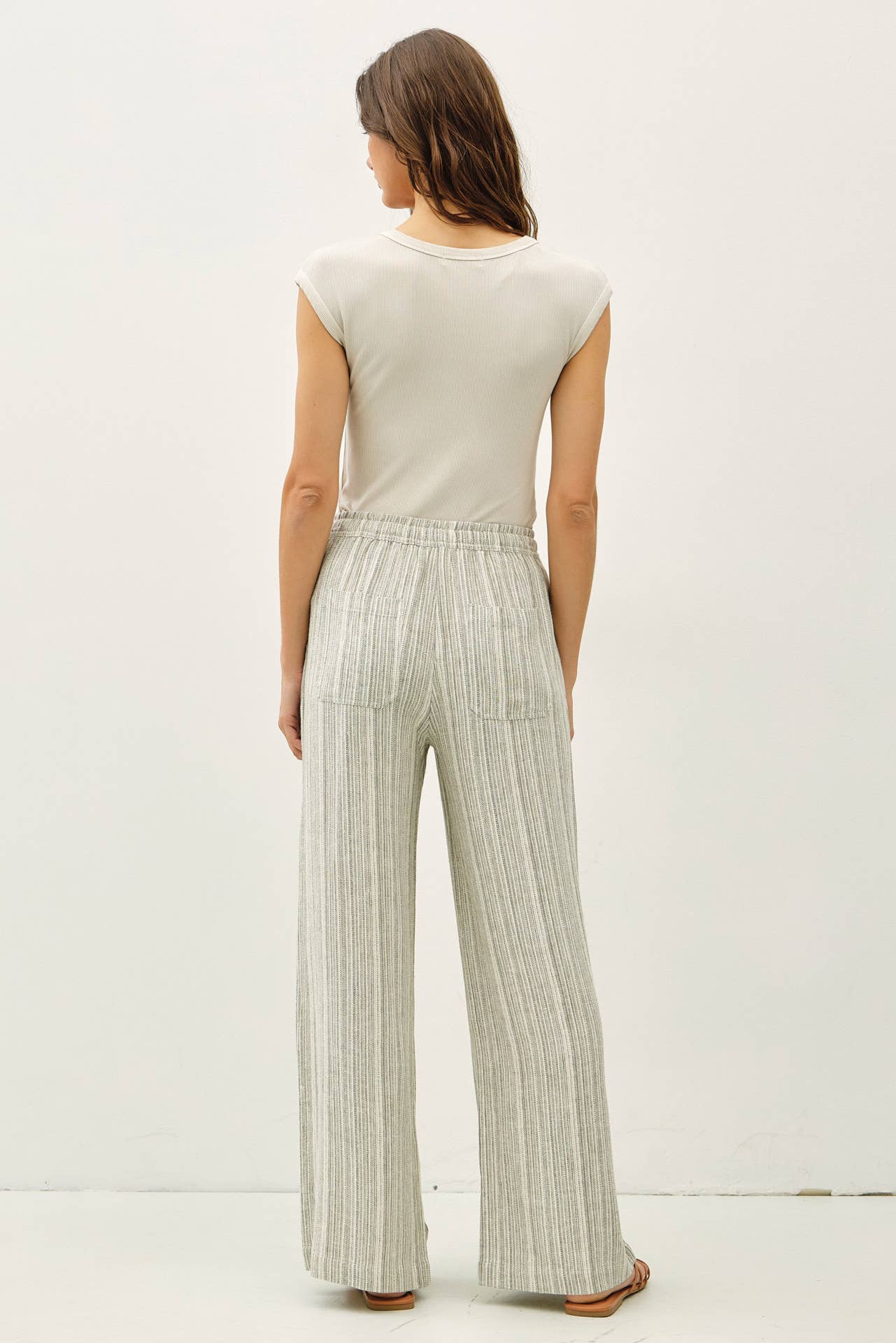 Wide Leg Linen Pants
