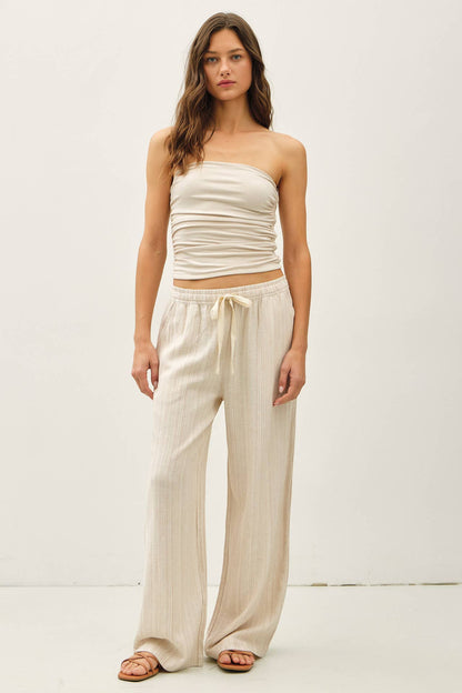 Wide Leg Linen Pants