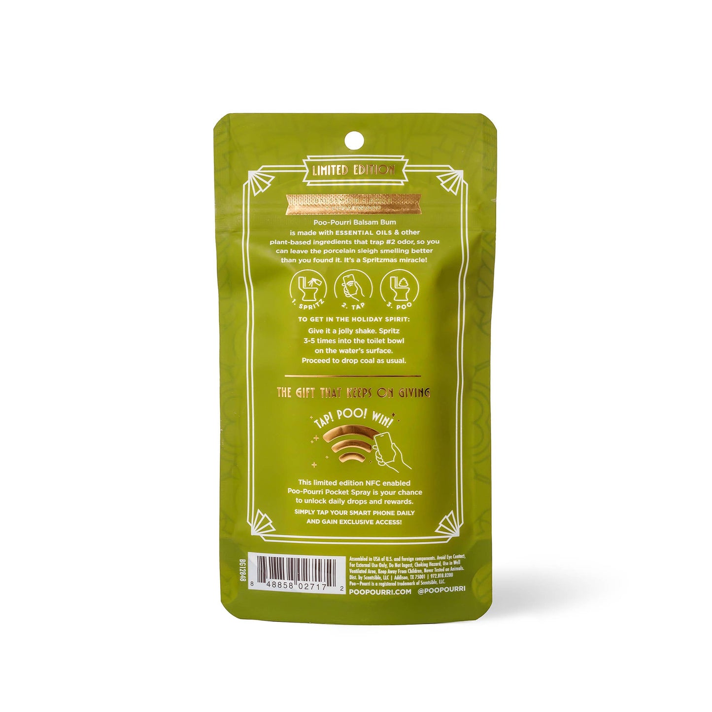 Holiday Poo~Pourri Balsam Bum - 1 oz Pocket Sprayer