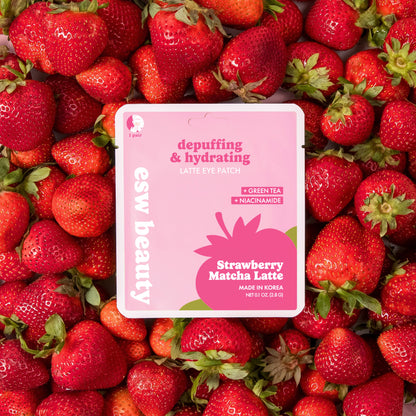 Strawberry Matcha Latte Eye Patches