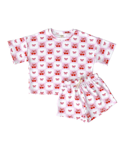 Checkered Cherry Set