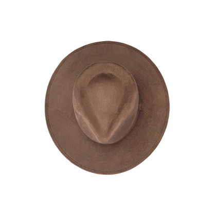 Vegan Suede Tear Drop Hat: Sage