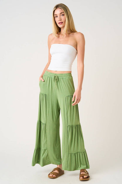 Matcha Tiered Pants