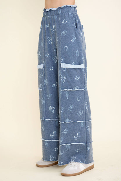 Western Graphic Comfy Pants