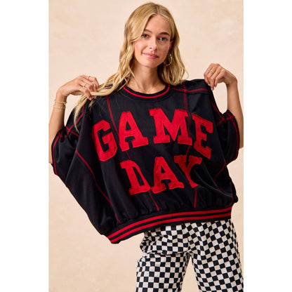 Gameday Patchwork Top