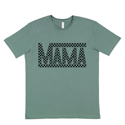Mama Checkered Tee