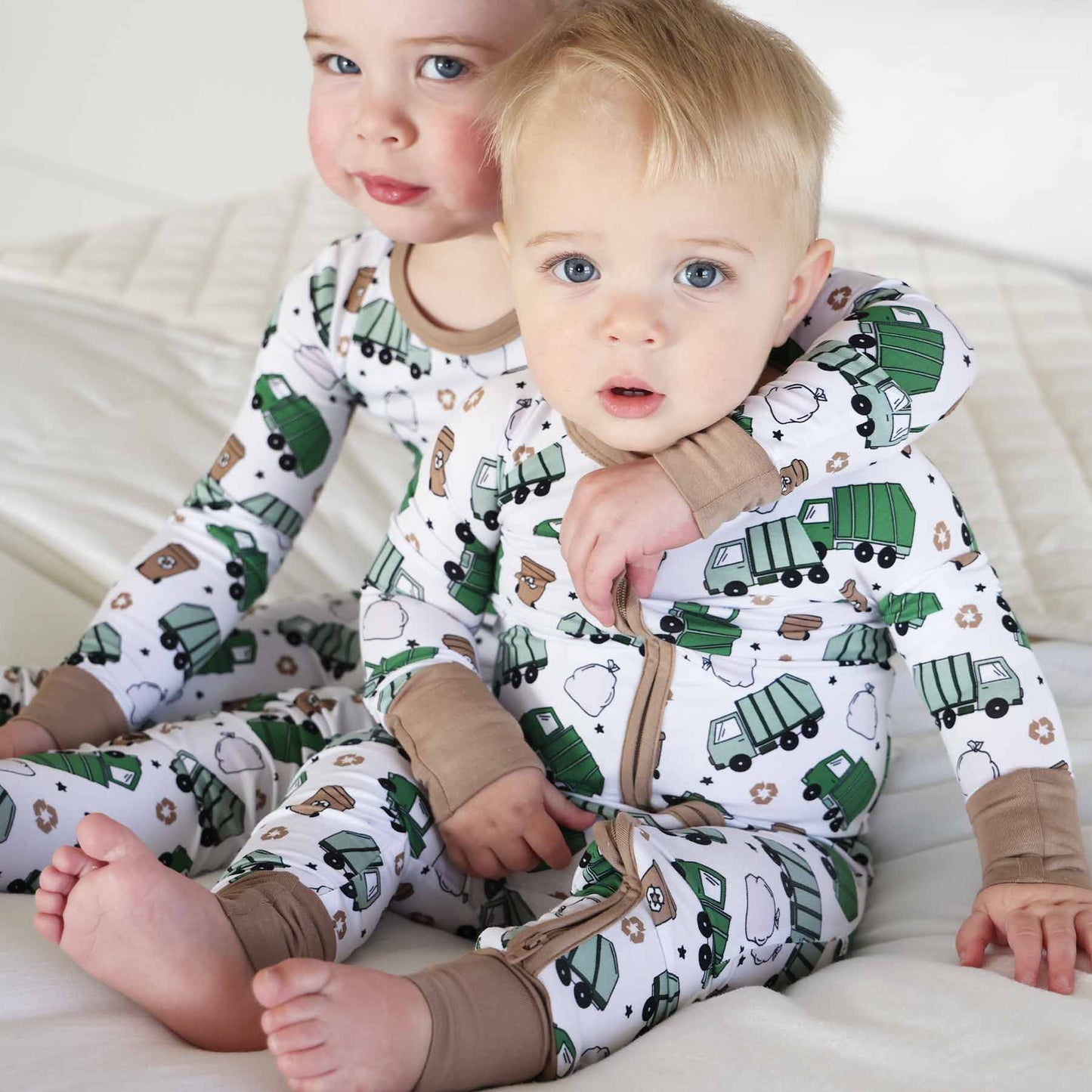 Clean Up Crew Bamboo Zip Romper