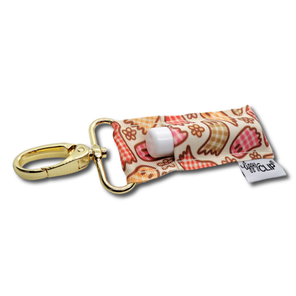 Gingham Ghosts LippyClip® Lip Balm Holder for Chapstick