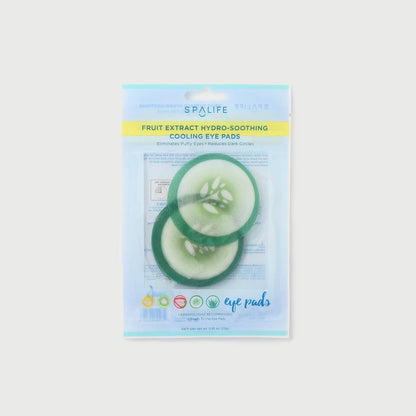 Cucumber Spa Cooling Eye Pads - 12 Pads
