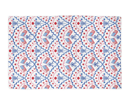 Stars + Florals Patriotic Kitchen Towel
