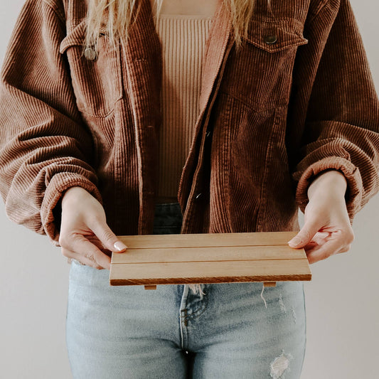 Natural Wood Tray - Handmade
