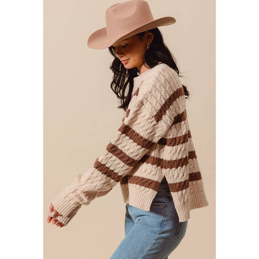 Totally Classic Cable Knit Sweater