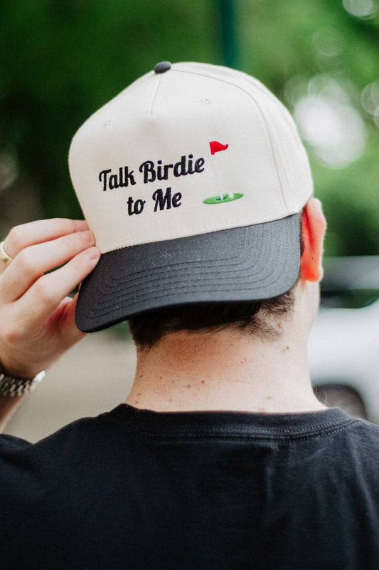 Talk Birdie To Me Men's Trucker Hats Vintage