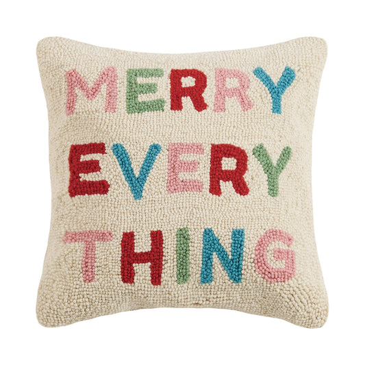 Merry Everything Hook Pillow