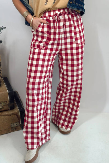 Pumpkin Patch Gingham Pants