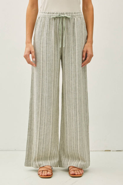 Wide Leg Linen Pants
