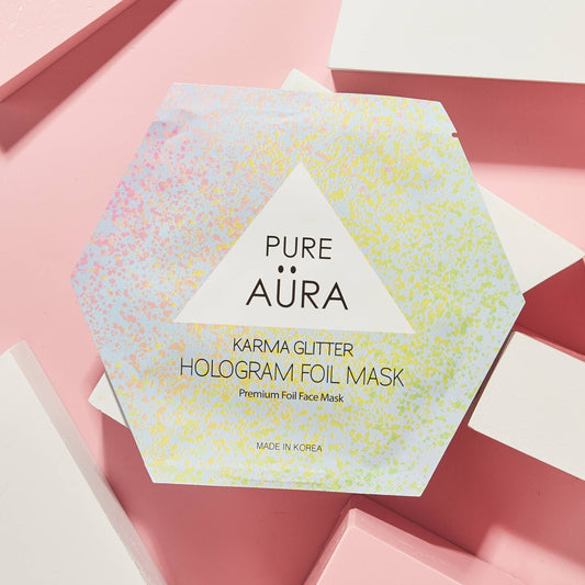 LUXURY KARMA GLITTER FOIL FACIAL SHEET MASK