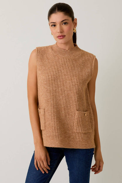Stay Elevated Mock Neck Vest