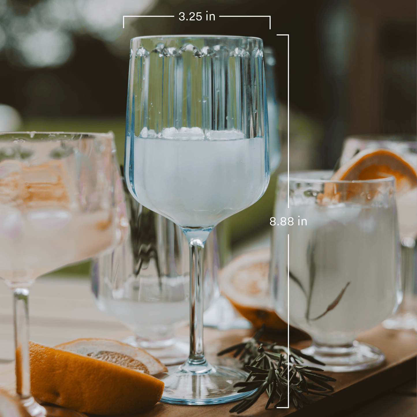 Let’s Sip Outdoor Plastic Wine Drinkware