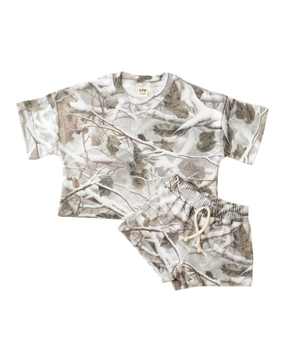 Kid’s Camo Short Set
